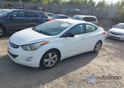 2013 Hyundai Elantra Gls/Limited from USA, damaged, VIN 5NPDH4AE5DH287906